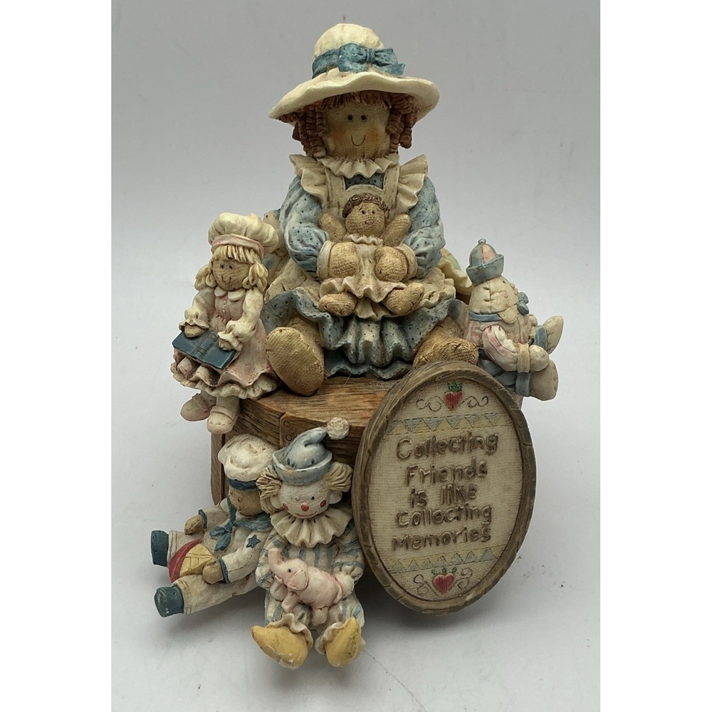 Vtg San Francisco Music Box Company Heart Tugs Collecting Friends Music Box 1997